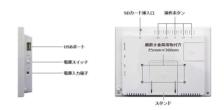 電子POP モニター 7インチ SP-070H DreamMaker