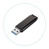 SP-156MN 対応メディアはUSBメモリーのみ