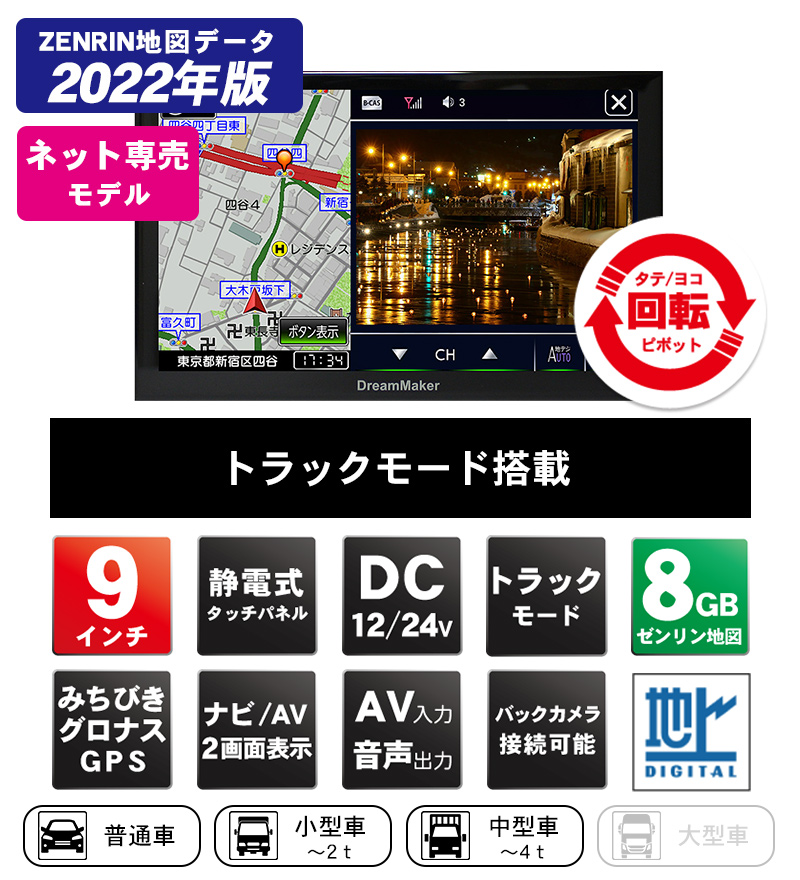 ポータブルナビゲーション総合ページ | DreamMaker(ドリームメーカー)