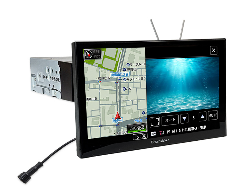 PN0909A-BOX 9インチ フルセグテレビ搭載 ナビゲーション 1DINモデル