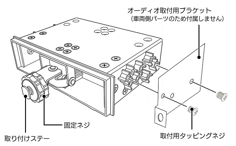 取り付け方法 お車に取り付ける