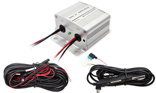 DREX-03 バックカメラケーブル(15m)+DCDCコンバーター+ACC電源