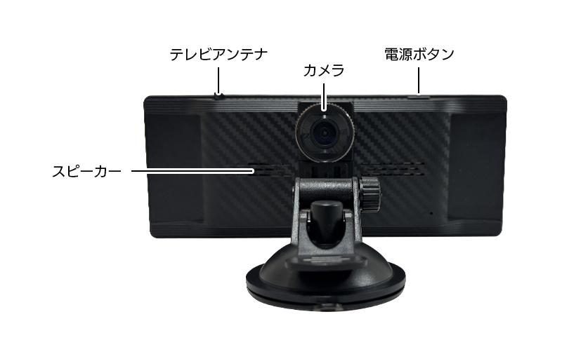 製品詳細 電源ボタン・カメラ・テレビアンテナ・スピーカー