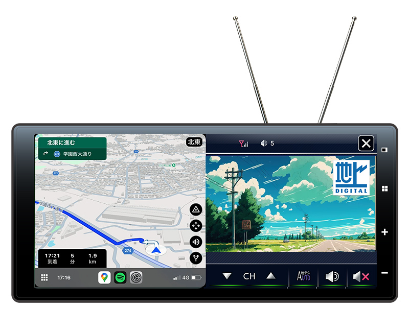 DPLAY-115V 11.5インチフルセグテレビ搭載ディスプレイオーディオ