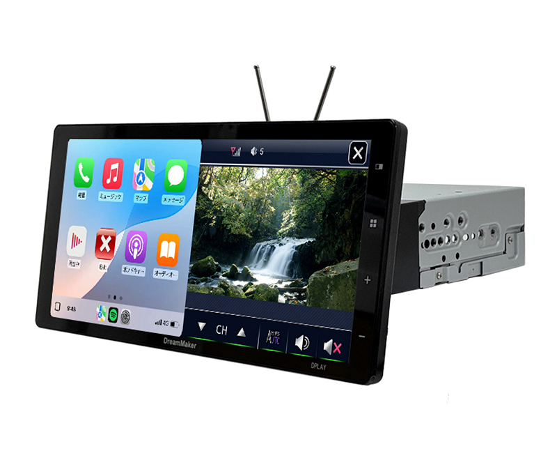 11.5インチ フルセグテレビ搭載 1DIN型ディスプレイオーディオ DPLAY-115V-BOX